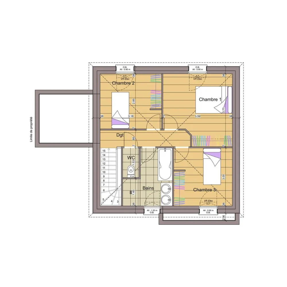 Image du modèle de maison plan etg