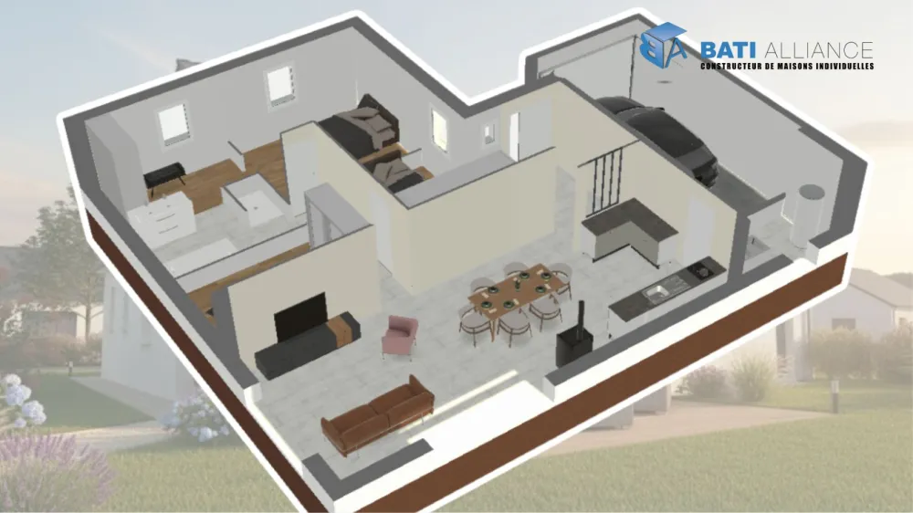 Image du modèle de maison MPP14 RDC