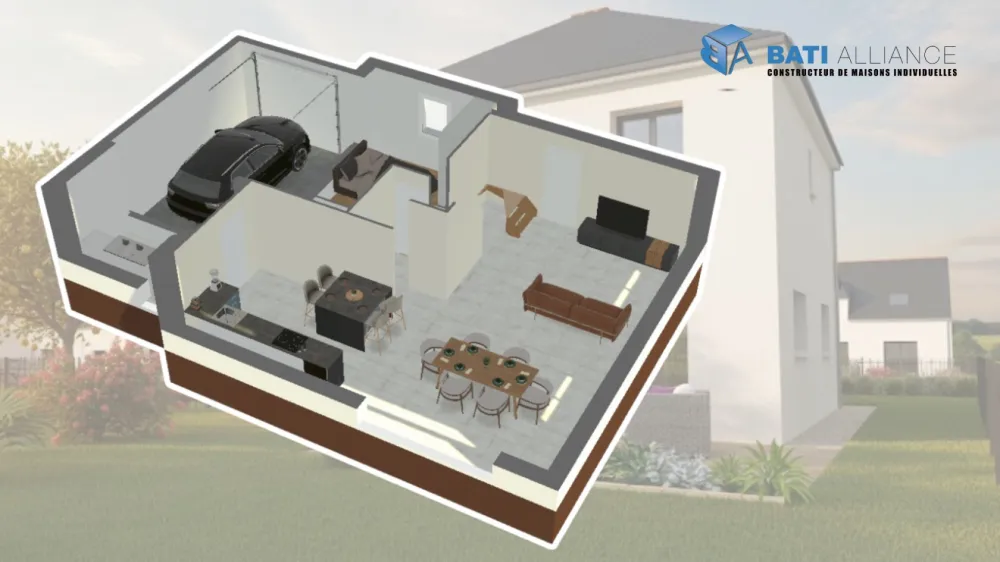 Image du modèle de maison MET20 - Int