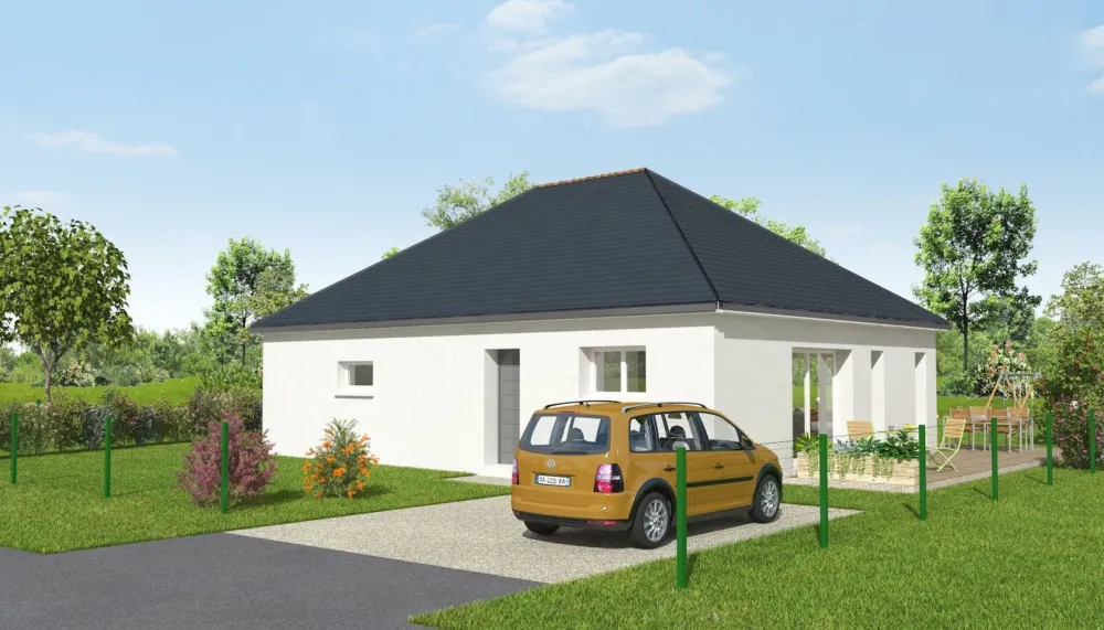 Image du modèle de maison MPP44 Vue1 Avt