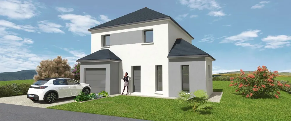 Image du modèle de maison MET33 Vue1Avt