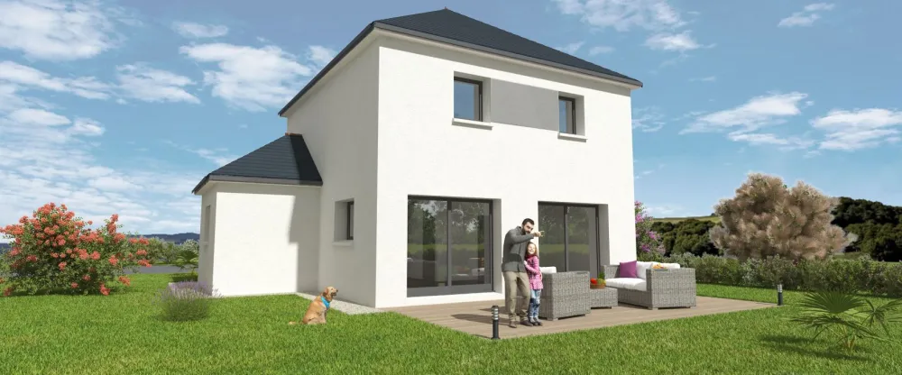 Image du modèle de maison MET33 Vue2Arr