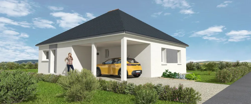 Image du modèle de maison MPP45 Vue1 Avt