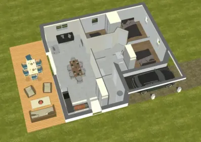 Image du modèle de maison MPP45 Vue3 Int