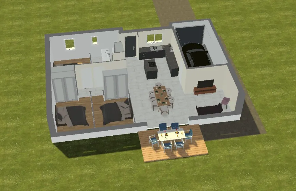 Image du modèle de maison MPP46 vue3 inté