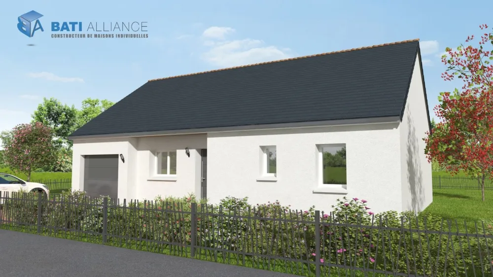 Image du modèle de maison MPP46 Vue1 avt