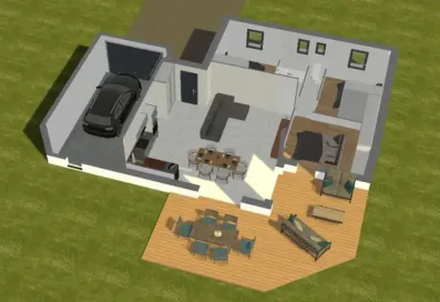 Image du modèle de maison MPP47 Vue3int