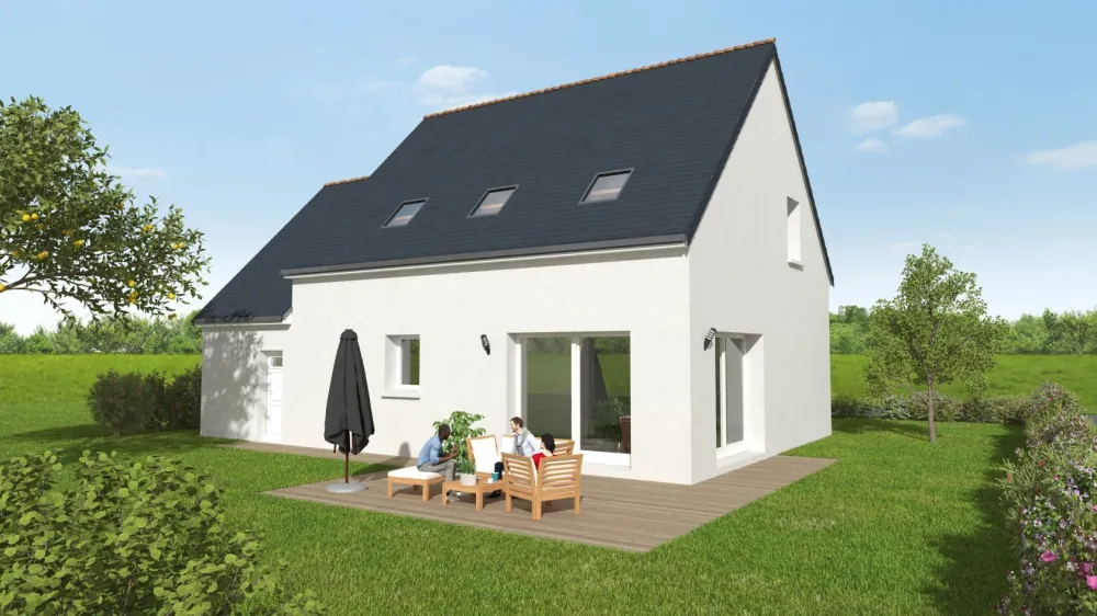 Image du modèle de maison MET38 Vue1Avt