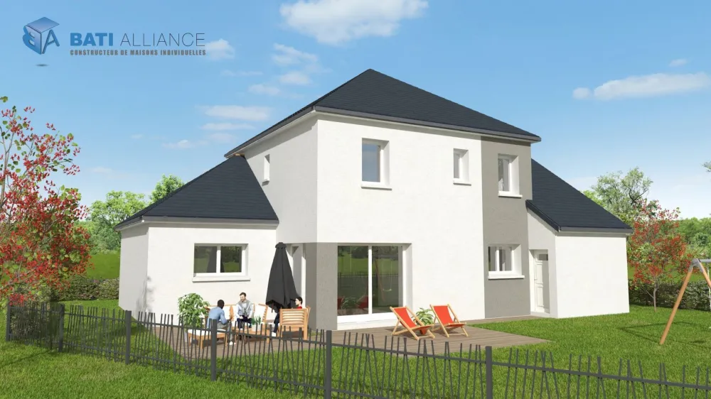 Image du modèle de maison MET39 Vue3Arr