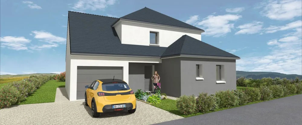 Image du modèle de maison MET41 Vue1Avt