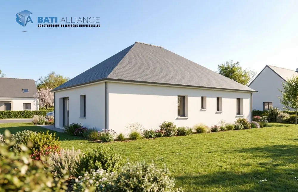 Image du modèle de maison MPP53 Vue2arrière