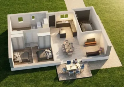 Image du modèle de maison MPP46 - 3VueInt