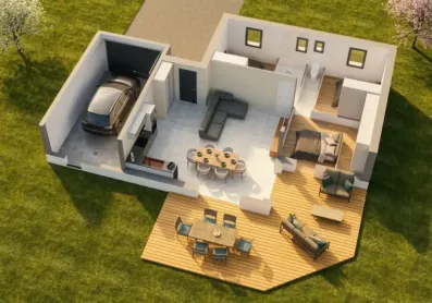 Image du modèle de maison MPP47 Vue3Int