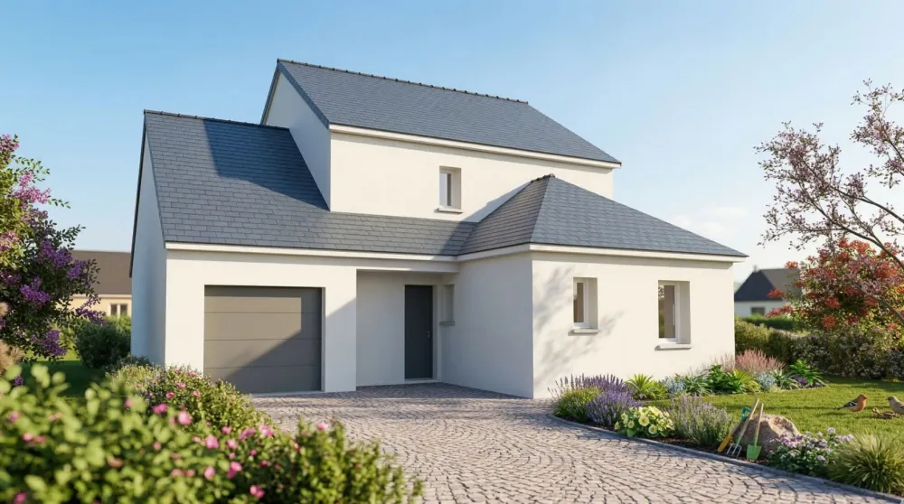 Image du modèle de maison MET09 Vue1Avt