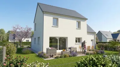 Image du modèle de maison MET09 Vue2arr