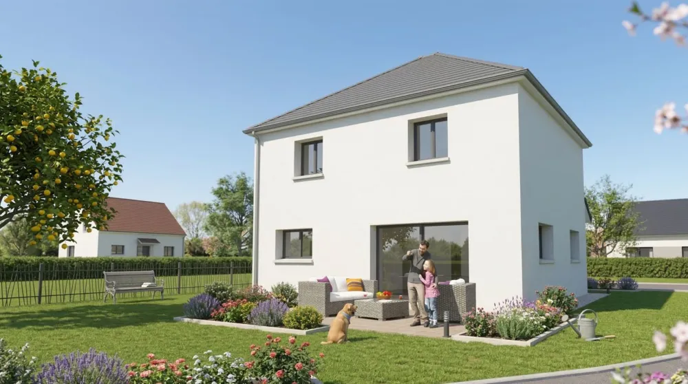 Image du modèle de maison MET22 - Vue2Arr