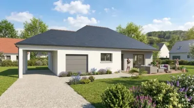 Image du modèle de maison MPP15- Vue1Avt