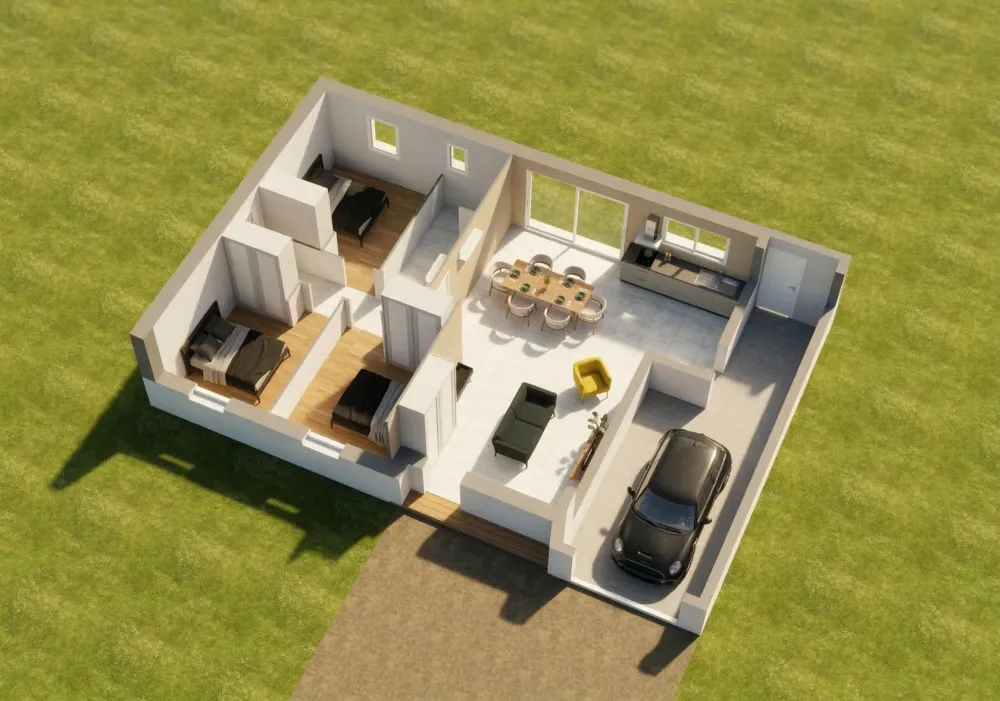 Image du modèle de maison MPP37 - Vue3Int