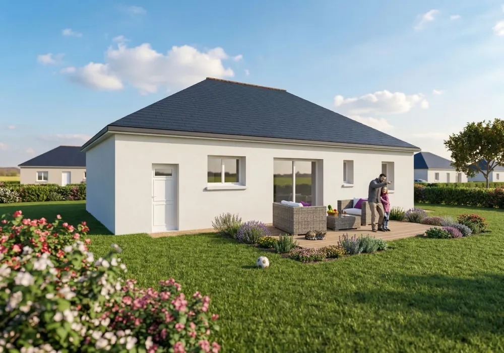 Image du modèle de maison MPP09 - Vue2Arr