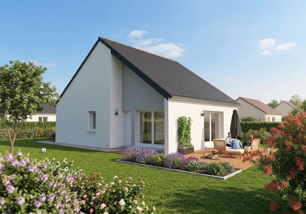 Image du modèle de maison MPP13 - Vue2Arr