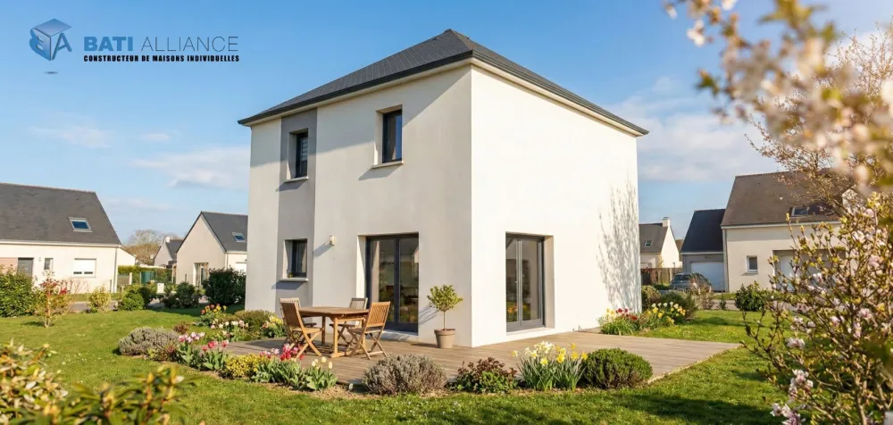 Image du modèle de maison MET44 - 2 Vue Arr