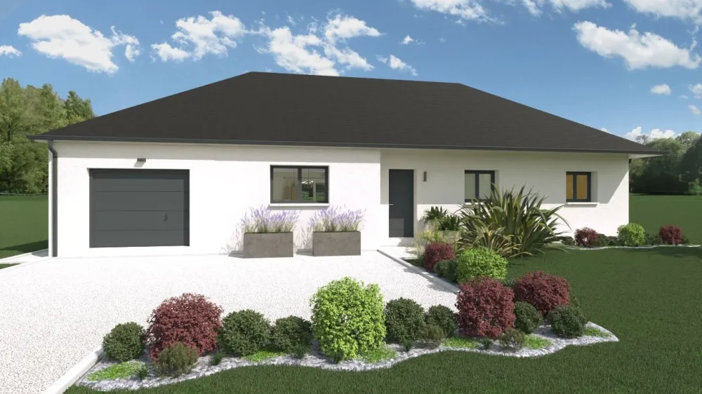 Image du modèle de maison Façade Sud-Ouest