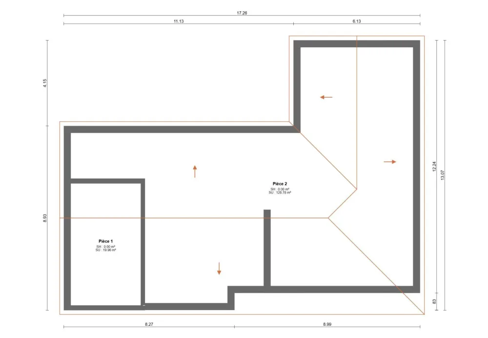 Image du modèle de maison Plan Étage 1 (4)
