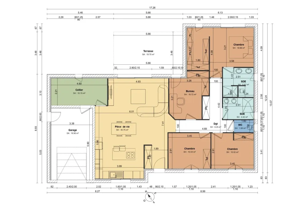 Image du modèle de maison Plan RDC (6)