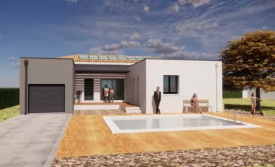 Image du modèle de maison MAISON EN U 91