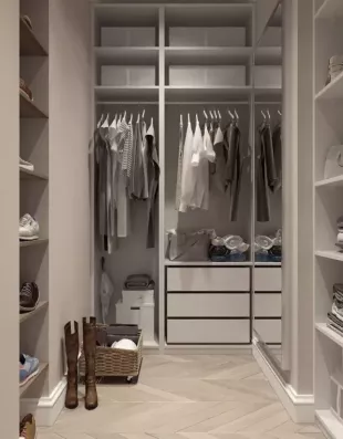 Image du modèle de maison dressing-3D