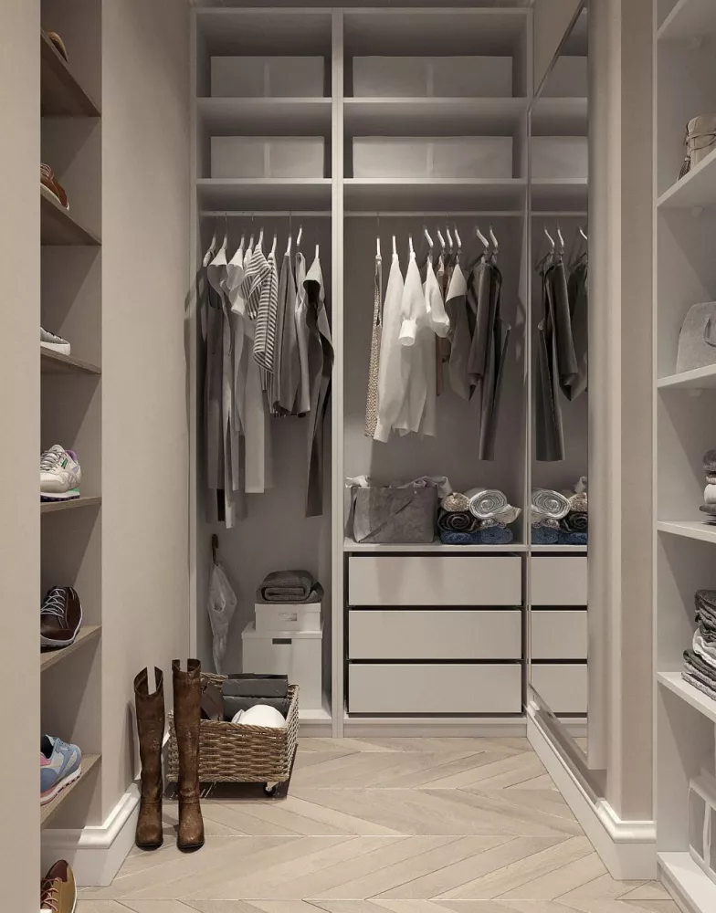Image du modèle de maison dressing-3D