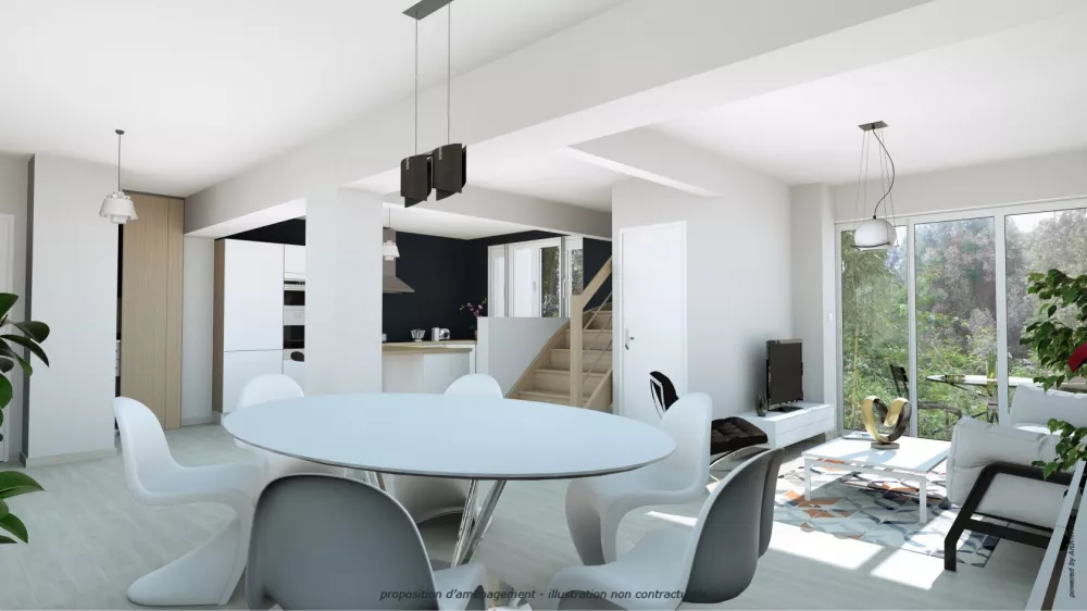 Image du modèle de maison salon 1-3D
