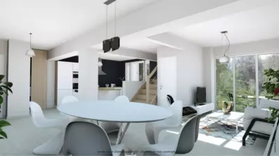 Image du modèle de maison salon 1-3D