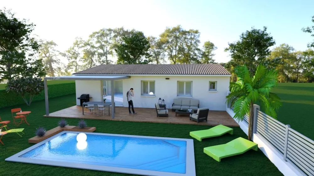 Image du modèle de maison SOFIA2-3D-ARRIERE