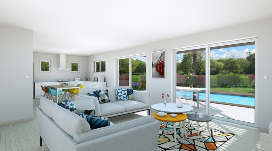 Image du modèle de maison salon 2-3D