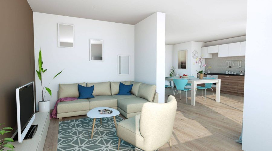 Image du modèle de maison salon 3-3D