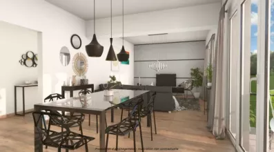 Image du modèle de maison salon-3D