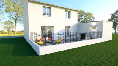 Image du modèle de maison LISBONNE-3D-ARRIERE