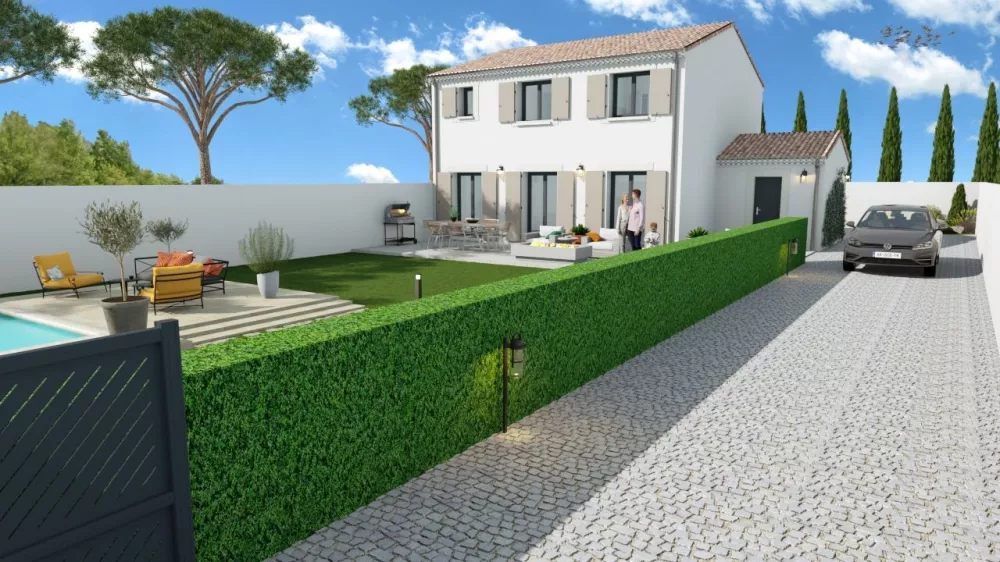 Image du modèle de maison LISBBONNE-3D-ARRIERE2