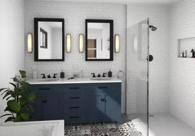 Image du modèle de maison sdb-3D