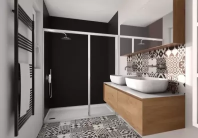 Image du modèle de maison sdb-3D