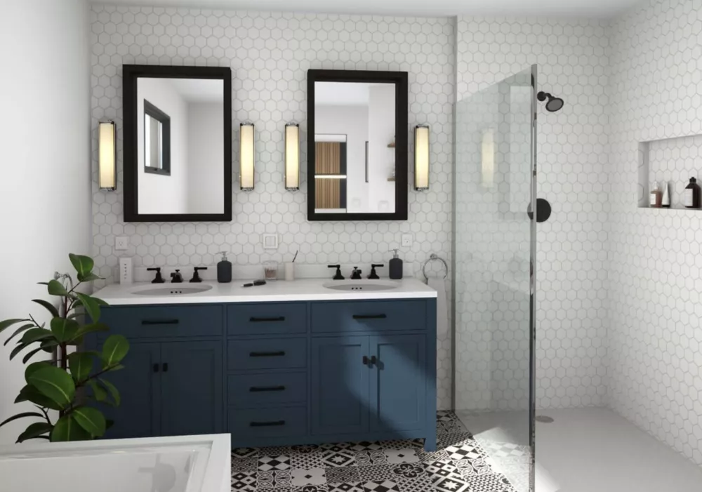 Image du modèle de maison sdb-3D