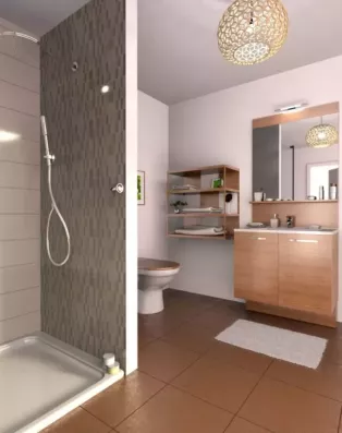 Image du modèle de maison sdb-3D