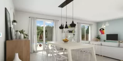Image du modèle de maison salon-3D