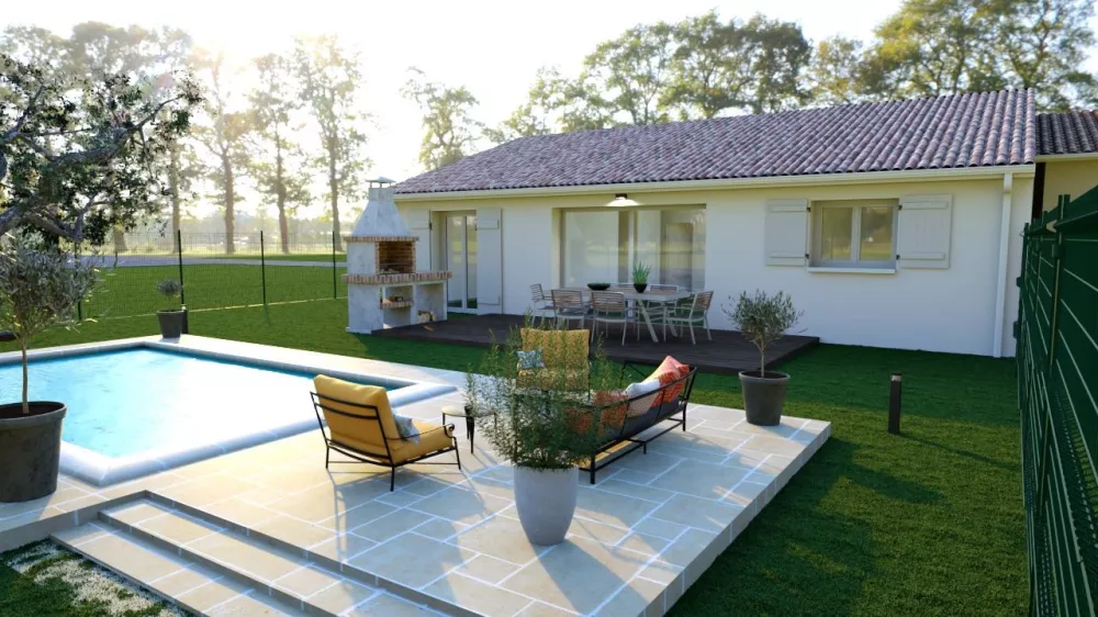 Image du modèle de maison PASQUET VUE OUEST NORD DU 30 03 2023