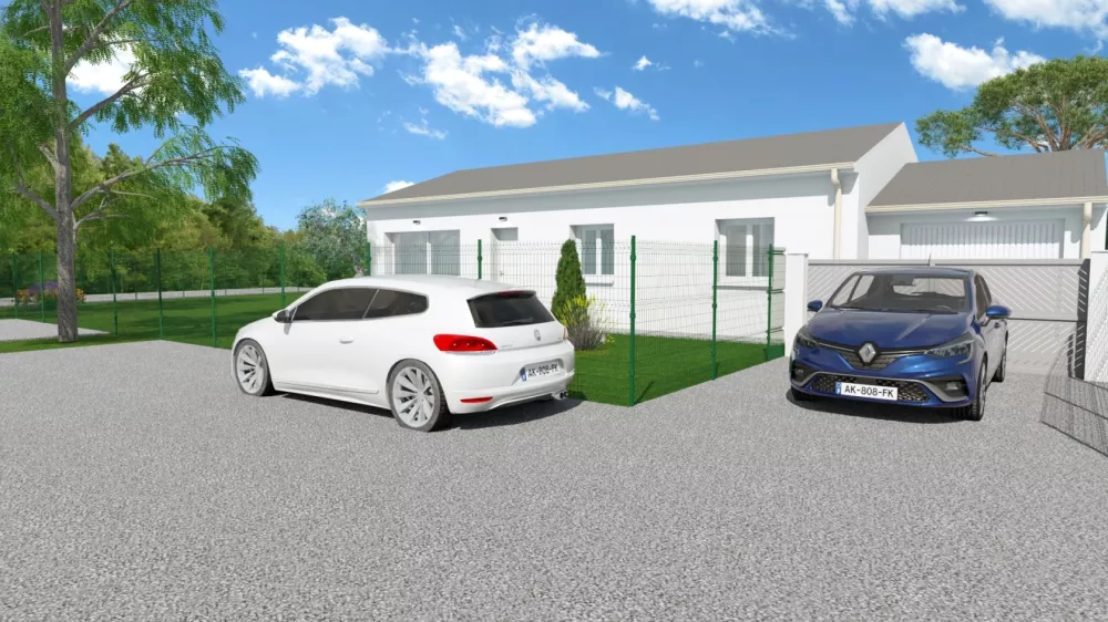 Image du modèle de maison SANTINI ROUVIERE PERS SUD OUEST TERRAIN 500M2 copie