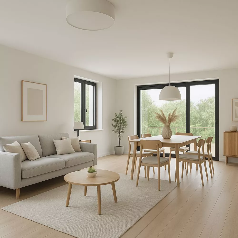 Image du modèle de maison Intérieur scandinave lumineux et moderne