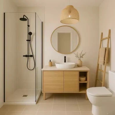 Image du modèle de maison Salle de bain scandinave moderne