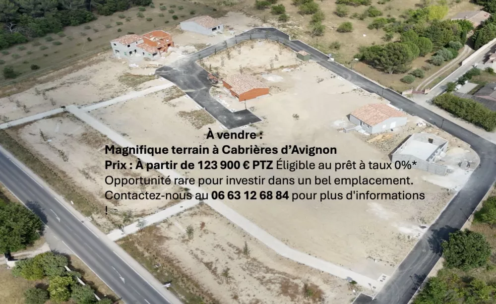 Image du modèle de maison CABRIERES D'AVIGNON CAPTURE PUB TERAIN