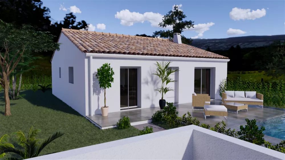 Image du modèle de maison 3D Extérieure A (2)